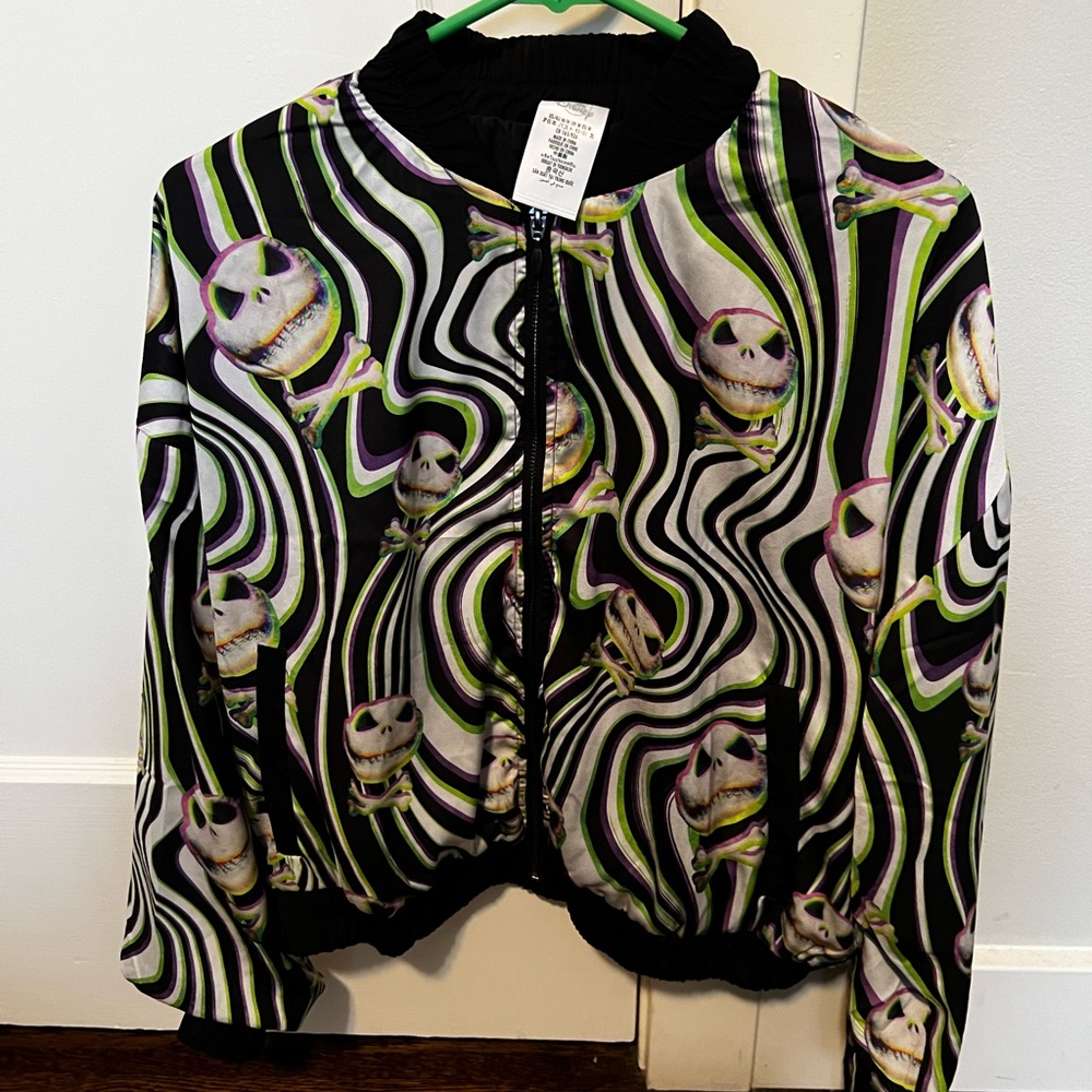 Women’s zip up Nightmare Before Christmas track jacket